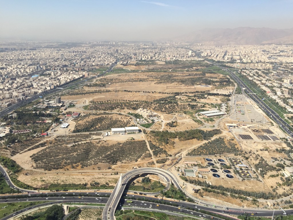 Tehran Milad Tower  360 degree view of Tehran